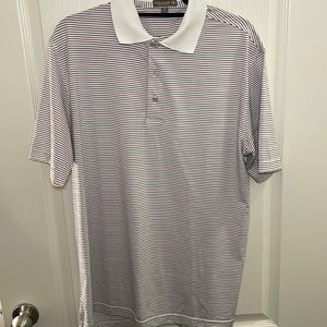 Striped Peter Millar Polo